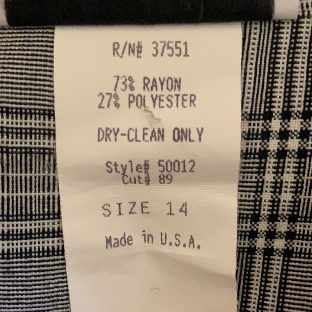 Vintage Plaid Button Front Dress - Picture 5 of 7